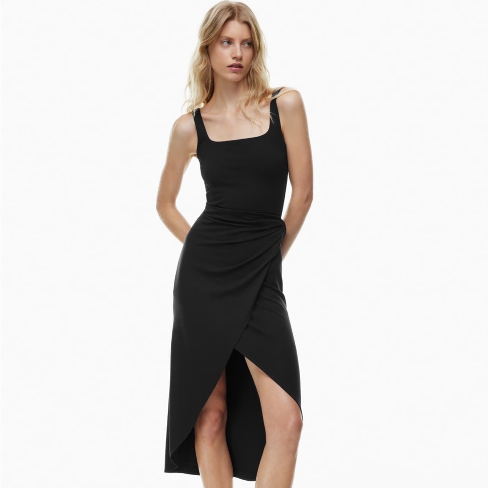Aritzia Midi Wrap Dress Saturn